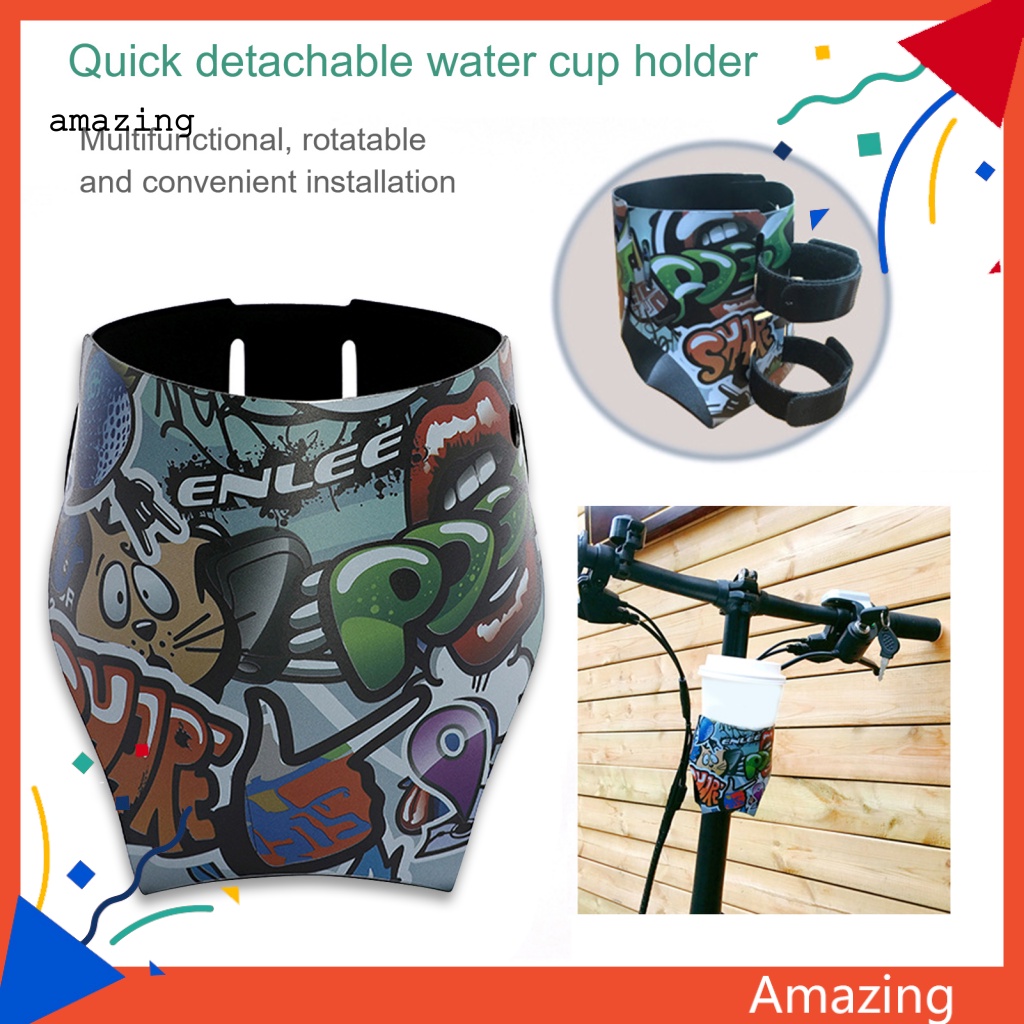 Giá Đỡ Cốc Nước Gắn Tay Lái Xe Đạp Chống Trượt Chịu Tải Cao Đa Năng