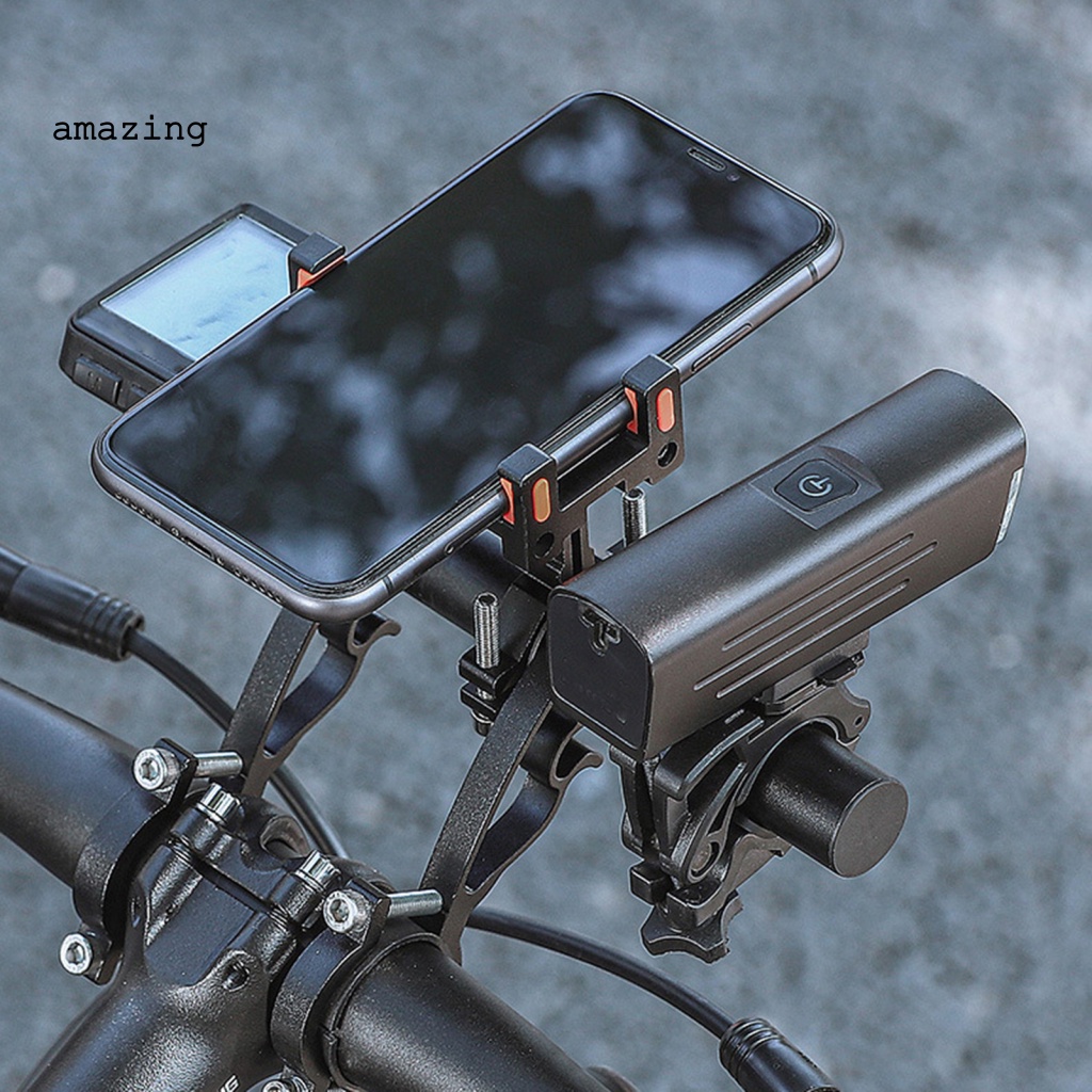 1 Bộ Giá Đỡ Điện Thoại Gắn Tay Lái Xe Đạp Không Gỉ