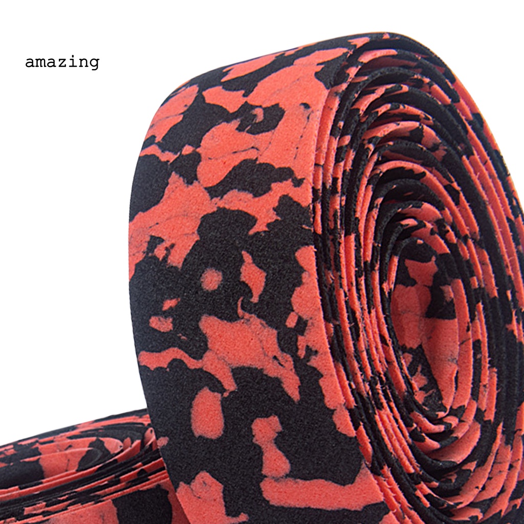 1 Cặp Băng Quấn Tay Lái Xe Đạp Chống Ăn Mòn In Họa Tiết Rằn Ri