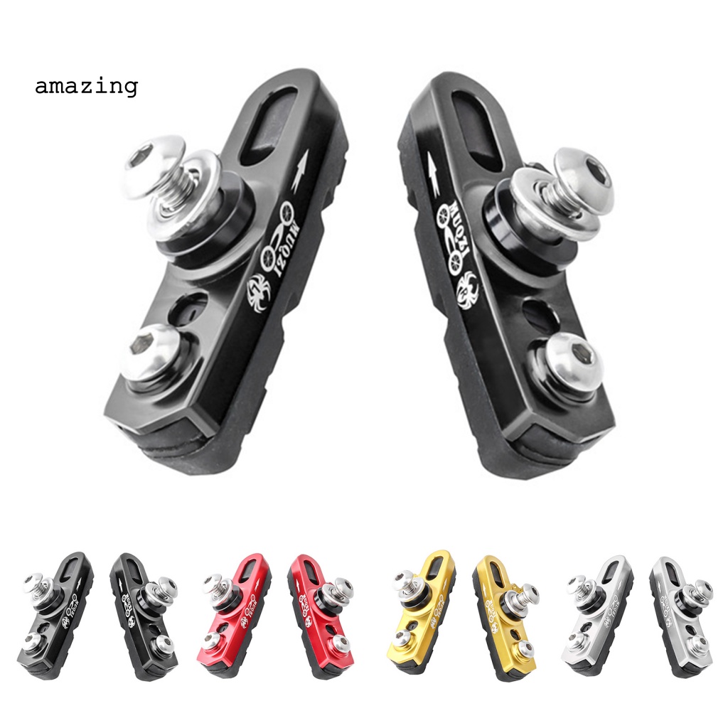 1 Cặp Má Phanh Xe Đạp Bằng Hợp Kim Nhôm Chất Lượng Cao