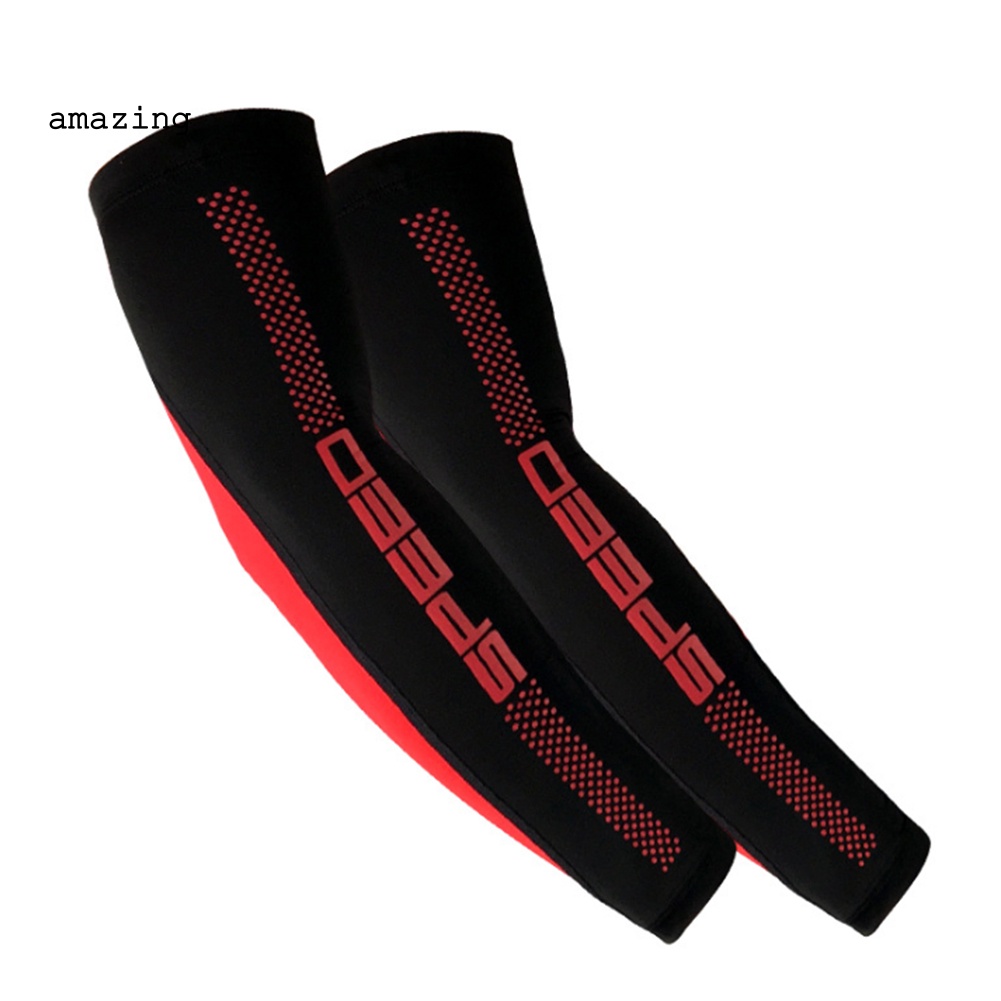 1 Cặp Ống Tay Áo Làm Mát Thoáng Khí Bảo Vệ Khi Đi Xe Đạp Leo Núi Unisex