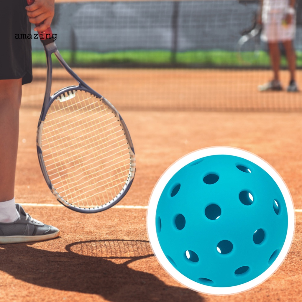 1 Set Quả Bóng Nhựa PE Có Lỗ Dễ Dàng Mang Theo Khi Chơi Thể Thao Trong Nhà Và Ngoài Trời