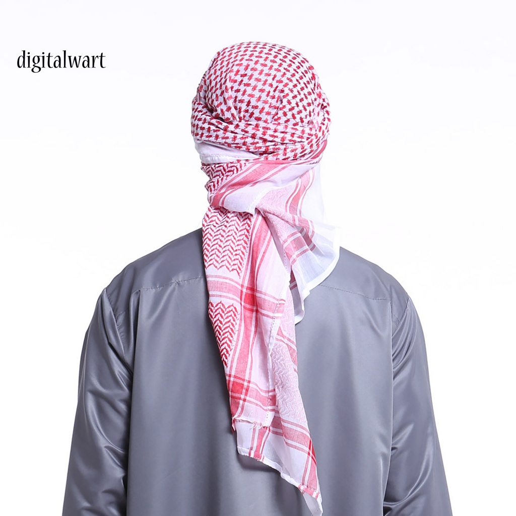 Kỹ Thuật Số| Khăn Choàng Cổ Phong Cách Retro Nhiều Màu Sắc Thoáng Khí Cho Nam