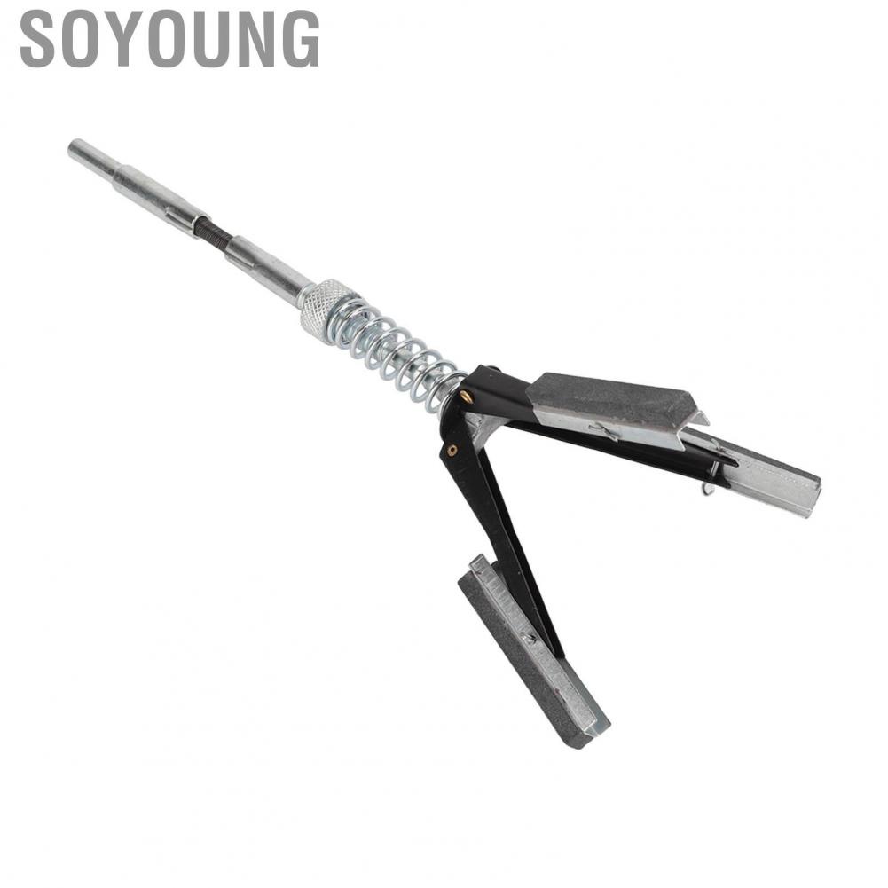Soyoung Engine Cylinder Hone Deglazer  1 1/8in Stones Brake Cylinder Burnisher Hone Flexible Shaft Knurled Wheel  for Auto