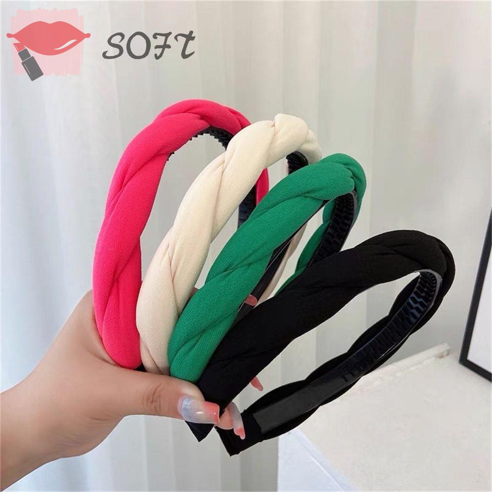 Băng Đô Cài Tóc Bằng Xốp Chống Trượt Thời Trang Dành Cho Nữ