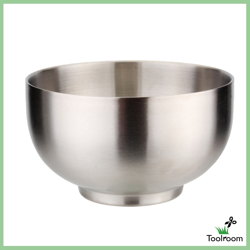 Bát Ăn Salad Hai Lớp Bằng Thép Không Gỉ Kích Thước 12x8cm