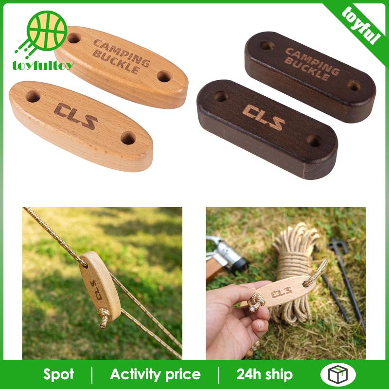 Bộ 2 Móc Khóa Dây Lều Cắm Trại / Leo Núi Điều Chỉnh Được Tiện Lợi