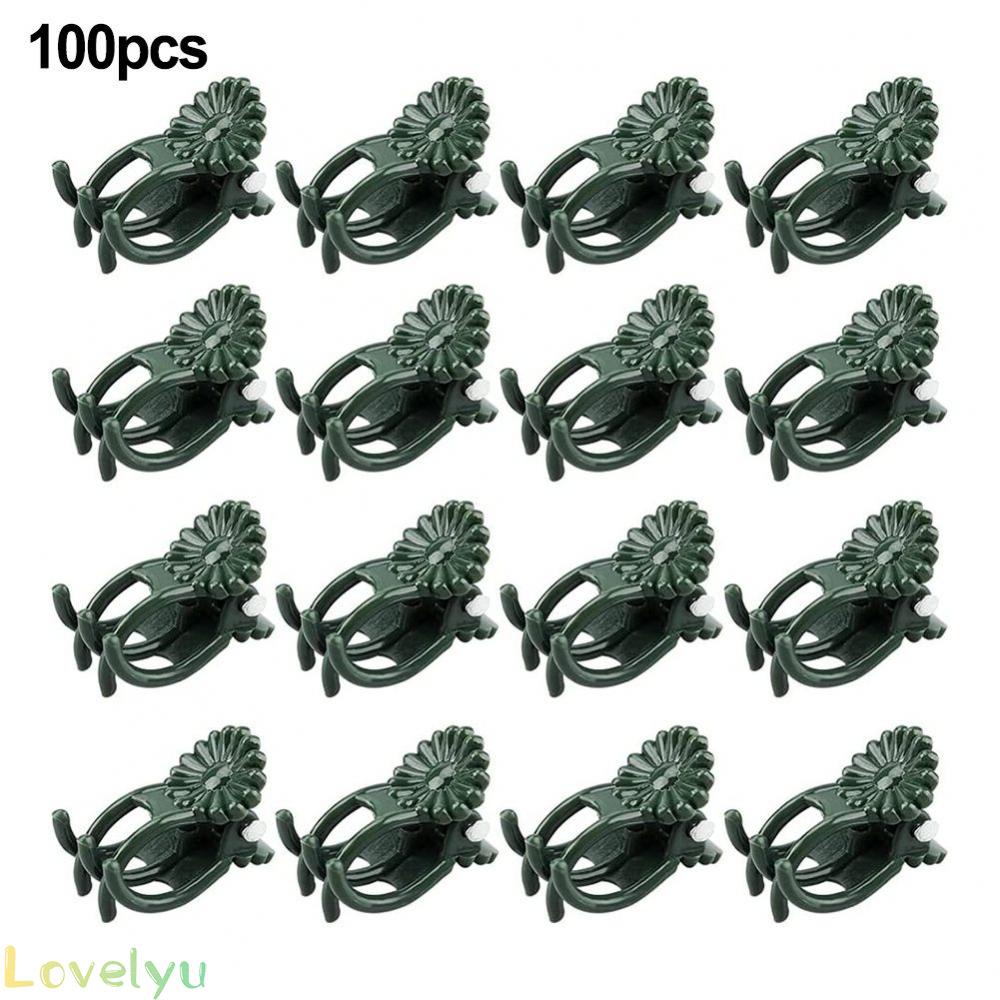 ⭐2023 ⭐100pcs Orchid Clips Plant Support Stem Clamps Garden Flower Vine Plant Support