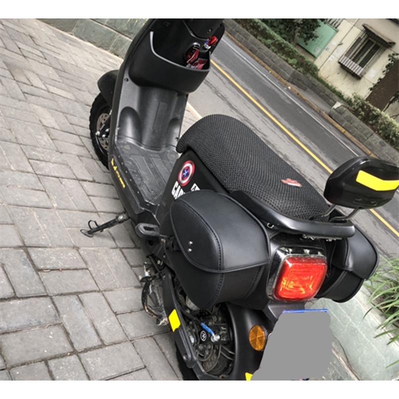 Set 2 Túi Da Đựng Đồ Gắn Yên Xe Mô Tô Harley Sportster 883 1200