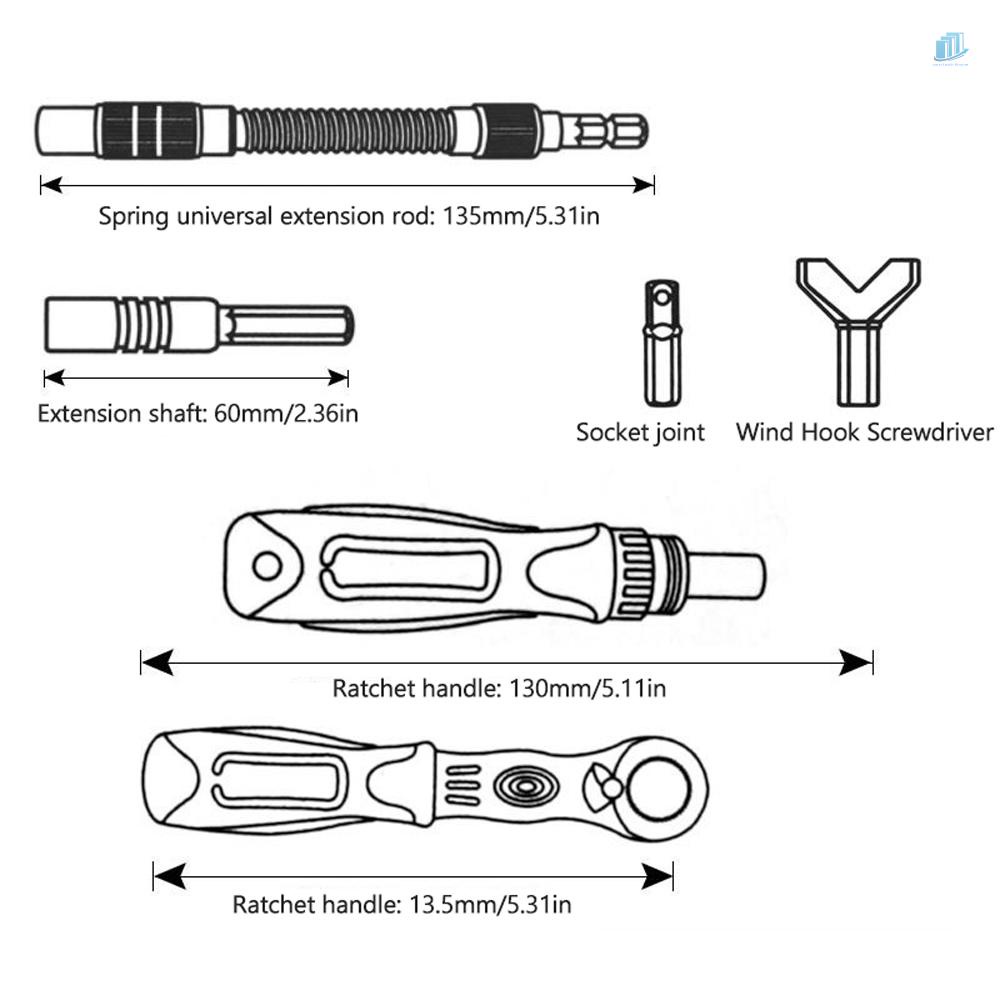 Bộ Dụng Cụ Sửa Chữa Đa Năng 38 Trong 1 Chuyên Dụng
