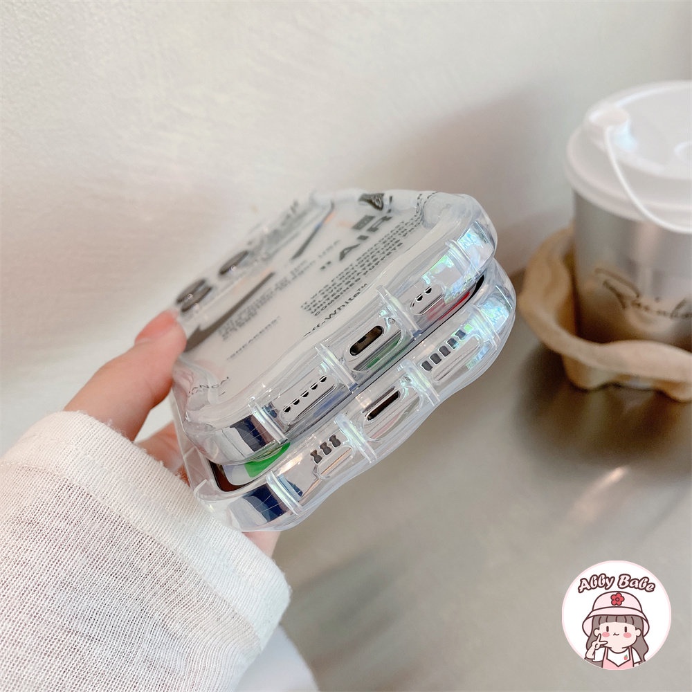 Ốp Điện Thoại TPU Mềm Trong Suốt Chống Sốc In Chữ Đơn Giản Cho IPhone 14 Pro Max 11 12 11 Pro Max X XS 7Plus