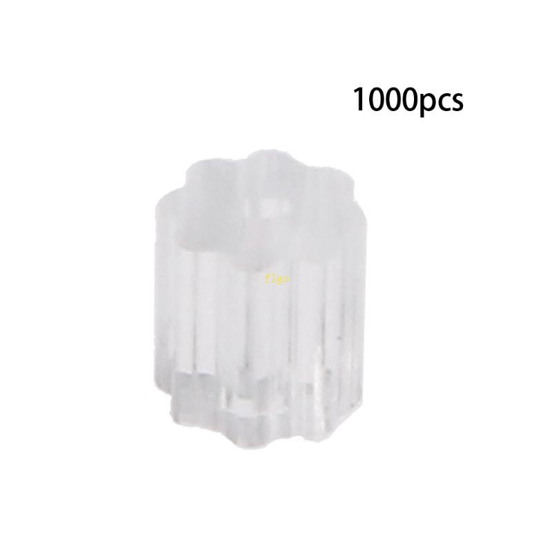 Set 1000 Nút Silicon Mềm An Toàn Gắn Sau Tai / Lưng / Mặt Sau Hoa