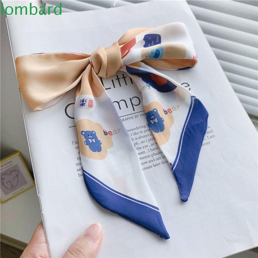 Dây Cột Tóc Ruy Băng Tay Cầm Hình Thỏ Phong Cách Retro Đa Năng Cho Nữ