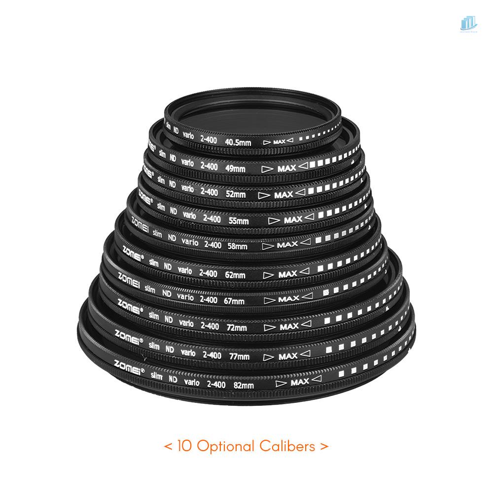 Kính Lọc ND2 ND4 ND8 ND16 ND32 Sang ND400 18-55mm 49mm Siêu Mỏng Tùy Chỉnh Cho smartwatchinone Zomeinone Zome