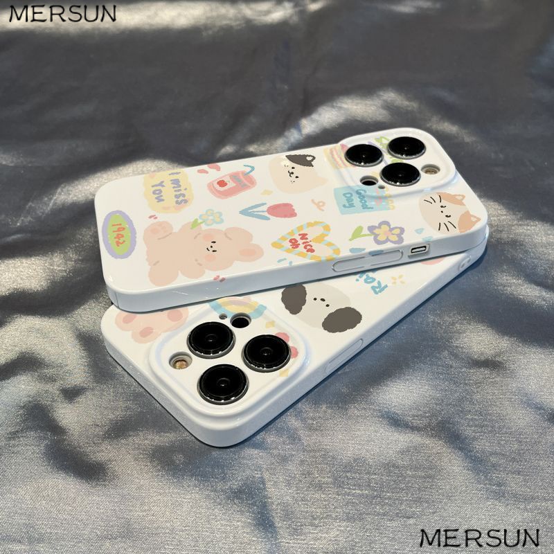 Ốp Điện Thoại Cứng Họa Tiết Động Vật Đơn Giản Cho Iphone Xs / 7iPhone12 / 11 148 / / 13plus promax