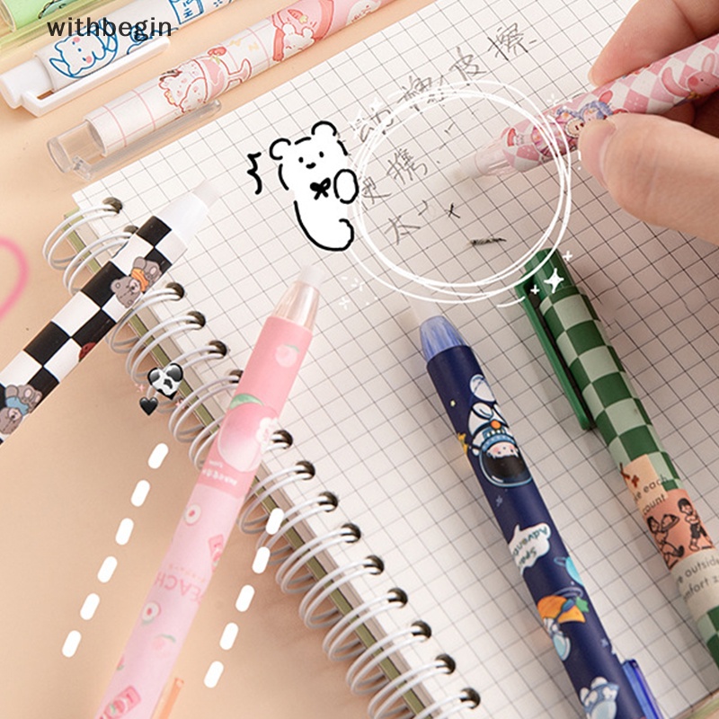 Cục Tẩy Bút Chì Dạng Nhấn Hình Hoạt Hình Dễ Thương Có Thể Thu Gọn Cho Học Sinh / Văn Phòng