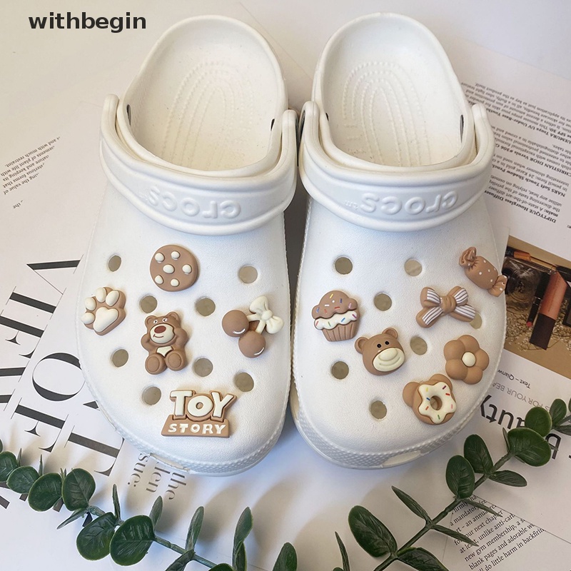 Phụ Kiện Nút Nhựa Hình Bông Hoa Gắn Trang Trí Giày Diy