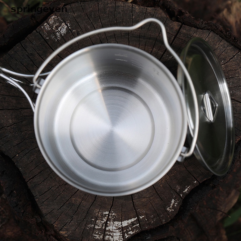 Cốc Uống Nước Bằng Thép Không Gỉ Có Tay Cầm Có Thể Gấp Gọn Tiện Dụng Mang Theo Du Lịch