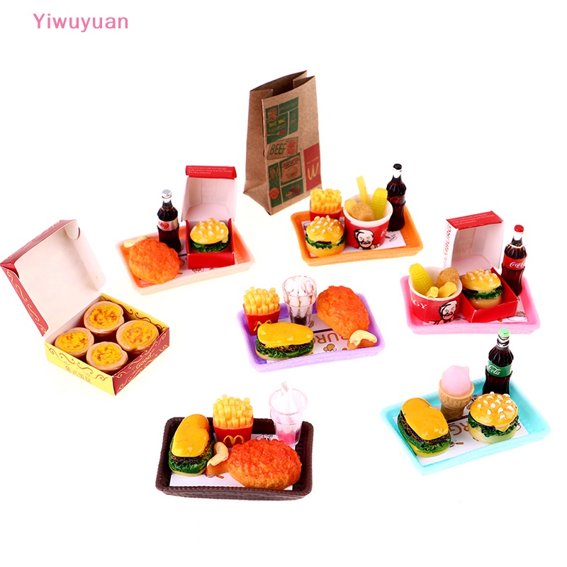 Xô Đựng Khoai Tây Chiên / Burger Mini Bo11 Cho Nhà Búp Bê