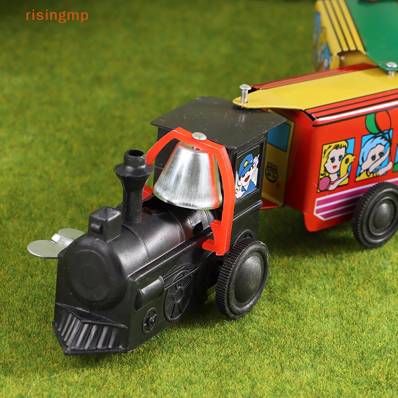 Đồ Chơi Robot Xe Lửa Bằng Kim Loại Thiếc Phong Cách Retro