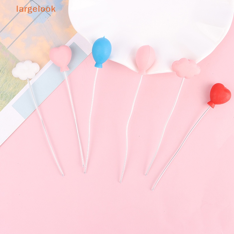 Set 6 Bong Bóng Nhiều Màu Sắc Trang Trí Nhà Búp Bê