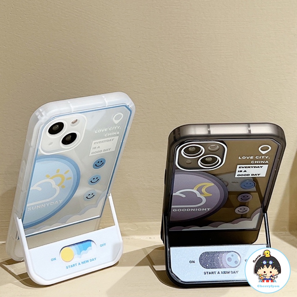 Ốp Điện Thoại TPU Mềm Chống Sốc Kèm Giá Đỡ Dành Cho IPhone 14 13 12 11 Pro Max X XR 8 7 Plus