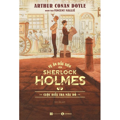 Sách - Vụ án đầu tiên của Sherlock Homlmes: Cuộc điều tra màu đỏ (Cuốn)