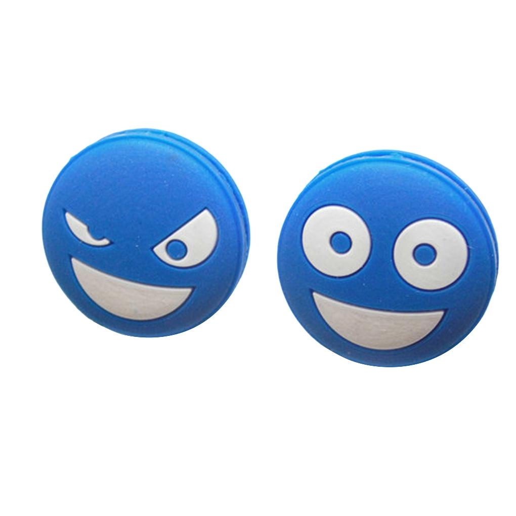 Bộ 6 Phụ Kiện Gắn Bảo Vệ Vợt Tennis Chống Rung In Hoạt Hình Dễ Thương