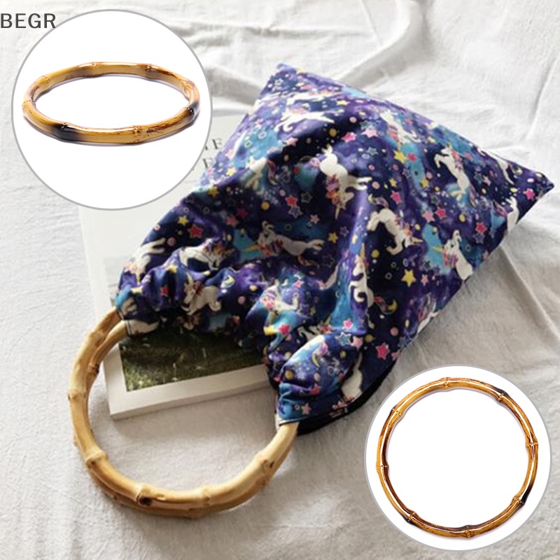 Tay Cầm Bằng Tre Hình Tròn Để Trang Trí Túi Xách DIY Tiện Dụng 
 Vn vn vn