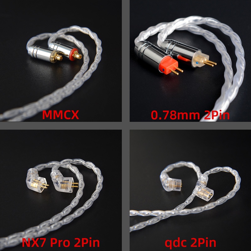 Dây Cáp Tai Nghe LitzPS 4N Litz 3.5 / 2.5 / 4.4mm MMCX / NX7 Pro / QDC / 0.78mm 2Pin Cho DB3 T4 T2 ST-10s