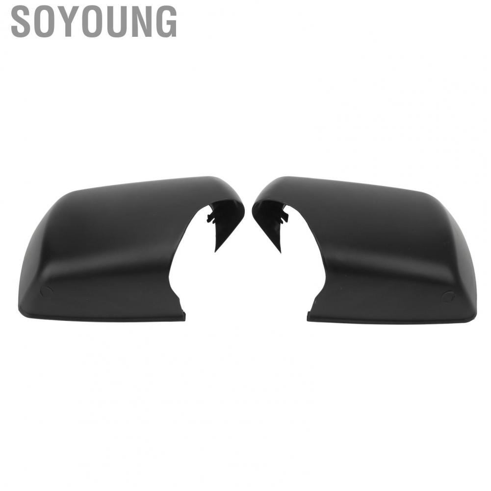 Soyoung Vehicle Rearview Mirror Cover Trim  Long Service Life Side Moulding Stable Structure Scratch Resistant 51168254903 Direct Replacement for Car