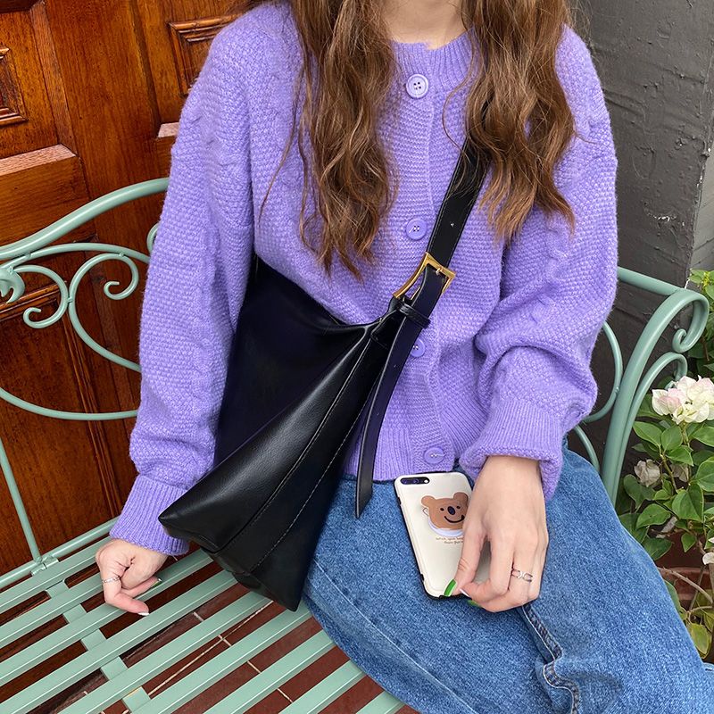 M97-Túi Xách Đeo Vai Kích Thước Lớn Mềm Mại Phong Cách Hàn Quốc Thời Trang  Cho Nữ