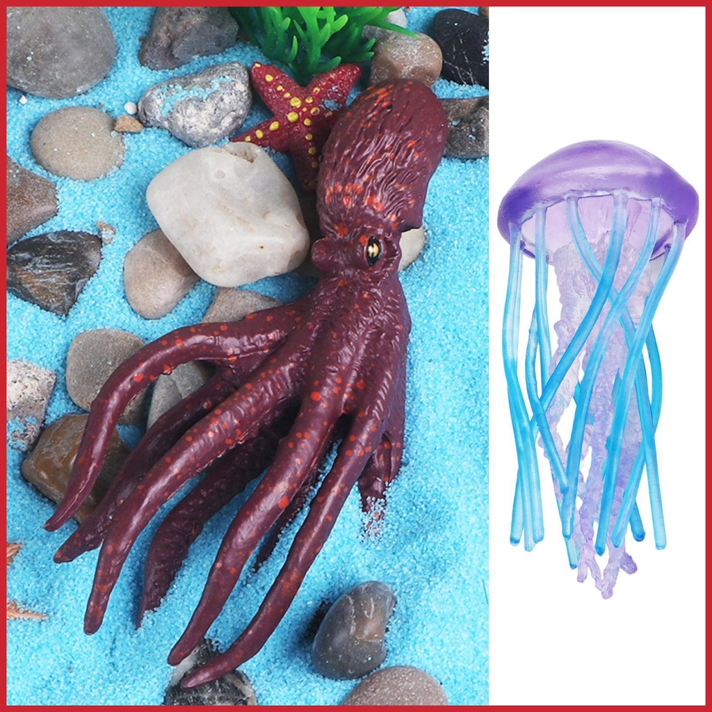 Mô Hình Con Mực Và Sứa Biển Độc Đáo Cho Bé