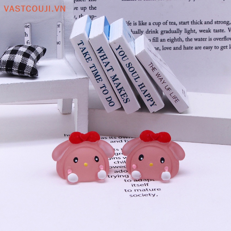 Set 5 Thỏ Dạ Quang Ba Chiều VASTJI DIY Dễ Thương Trang Trí Đa Ứng Dụng