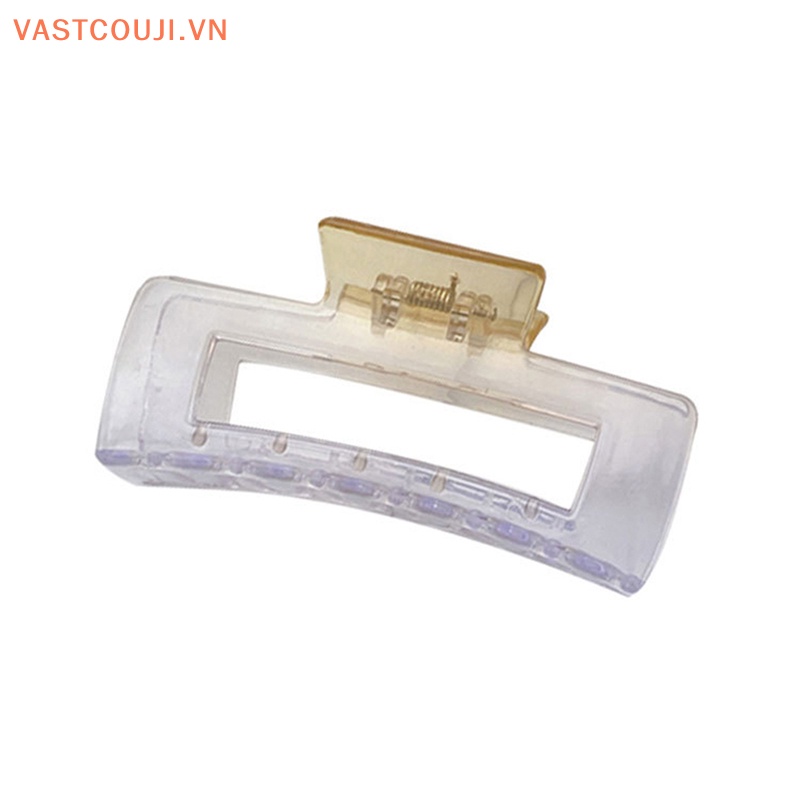 Kẹp Tóc Càng Cua Bằng Nhựa Trong Suốt Màu Gradient Phong Cách Hàn Quốc Thanh Lịch