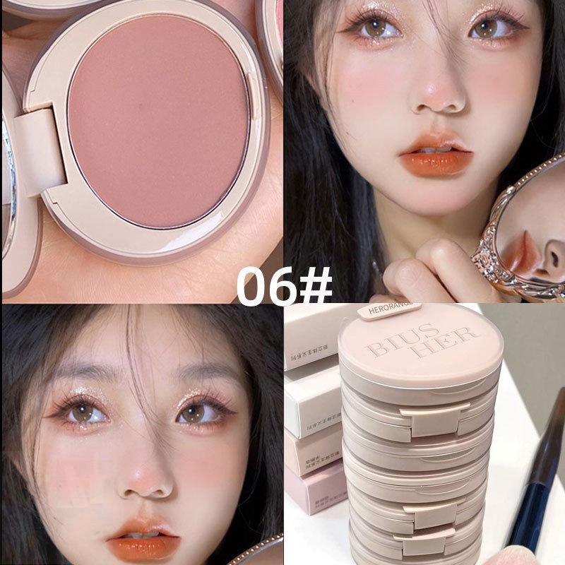 Phấn Má Hồng Đơn Sắc Màu Nude Tự Nhiên Không Bay Phấn