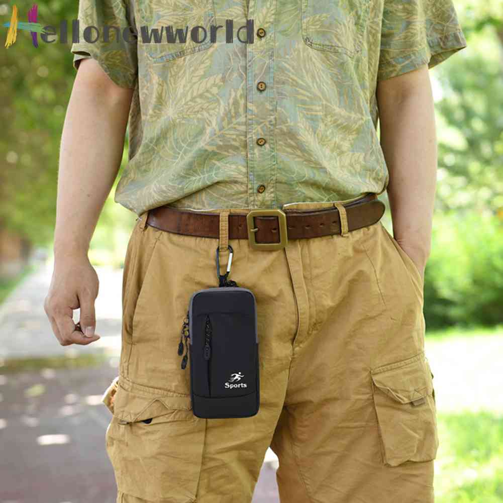 Túi Đeo Cánh Tay Bằng Da PU Co Giãn Chống Nước Chống Trộm Có Thể Điều Chỉnh