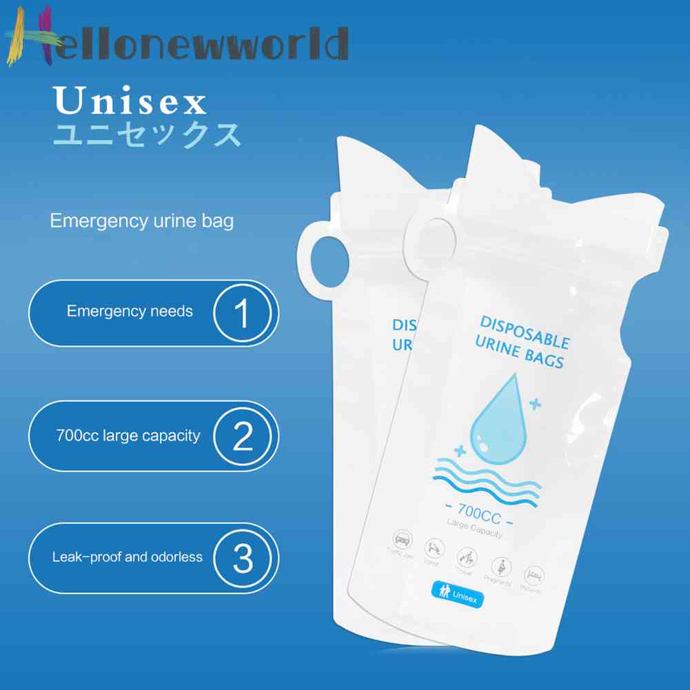 Túi Đi Tiểu Mini 700ml Di Động Dùng Một Lần Đa Ứng Dụng Cho Hoạt