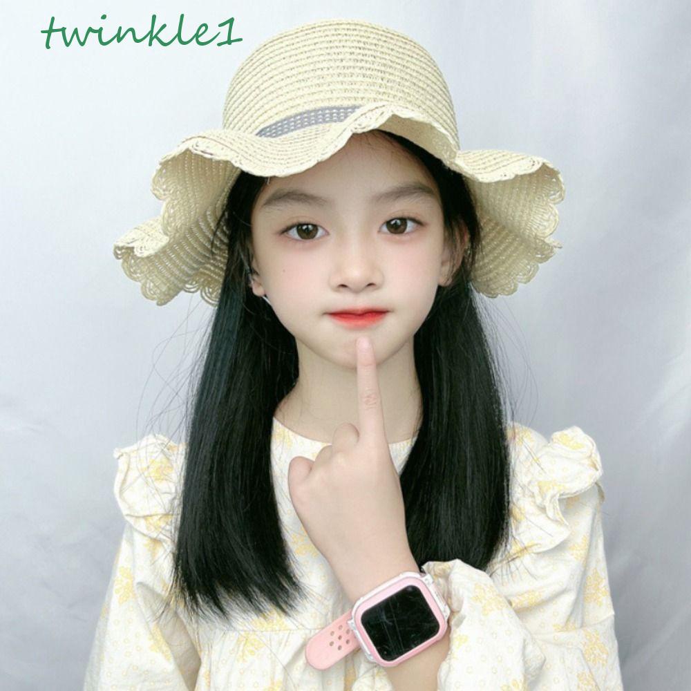 Nón Vành Sợi Tổng Hợp Cách Nhiệt Dễ Sử Dụng Thời Trang Đi Biển Cho Bé Gái