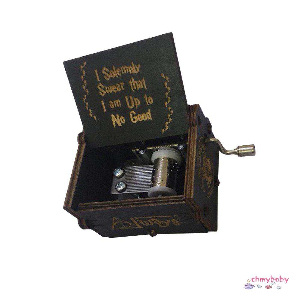 [OMY] Nhà Hộp Nhạc Cổ Điển Gỗ Quay Tay Sáng Tạo Thủ Công [P/19]