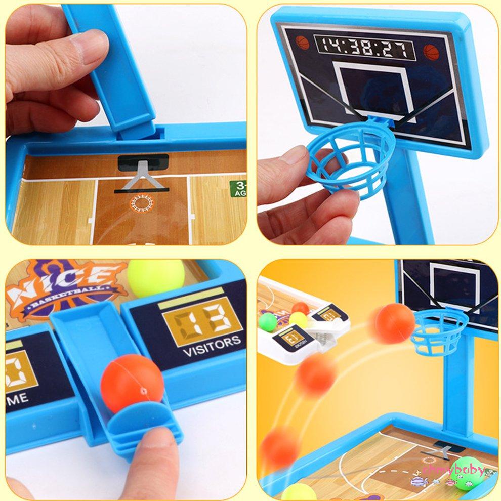 [Trong kho] Đồ chơi bóng rổ Trò trong nhà Thể thao Play Hoop Interactive trên bàn của trẻ em để [P/20]