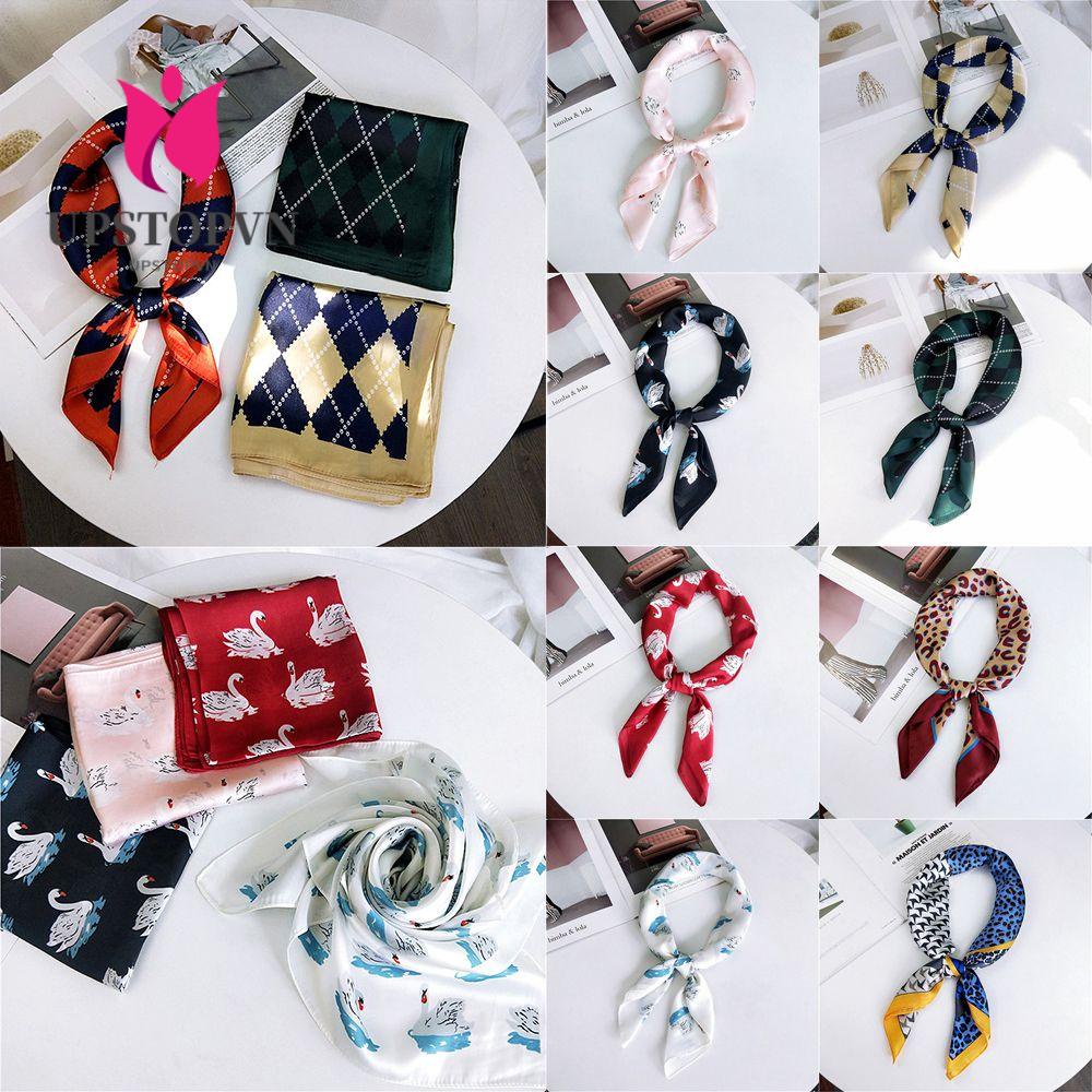 Khăn Quàng Cổ Vuông In Họa Tiết Da Báo Quyến Rũ