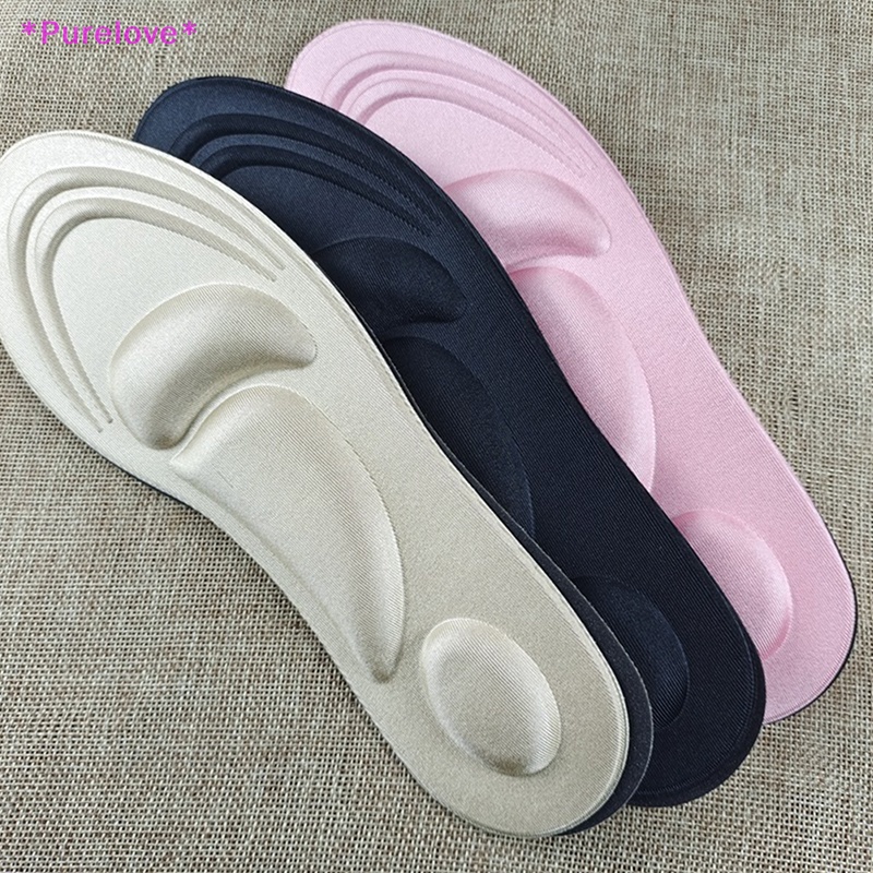 Cặp Đệm Lót Giày 4D Thoáng Khí Giảm Đau Tiện Dụng Mới