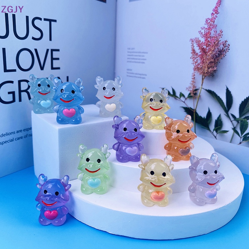 Set 2 Mô Hình Rồng Bằng Nhựa Phát Quang Dùng Trang Trí Sân Vườn Mới