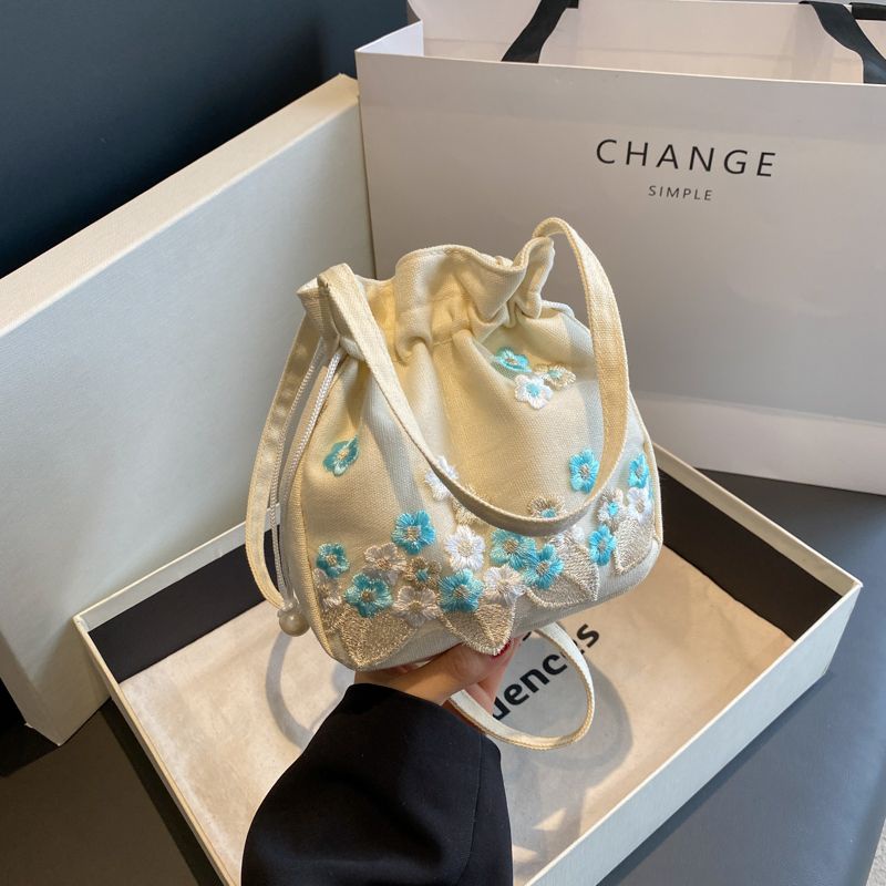 Túi Vải Ren Thêu Nghệ Thuật Đeo Vai / Xách Tay Thời Trang Cho Nữ