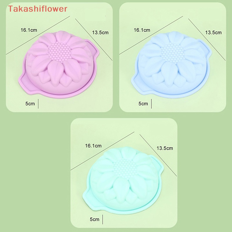 1 Khuôn Silicone Làm Bánh Hình Hoa Hướng Dương DIY