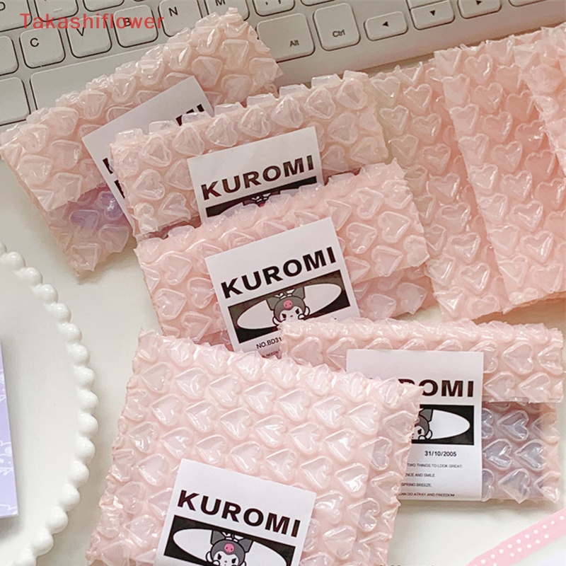 (Takashiflower) Set 10 Phong Bì Có Đệm Bong Bóng Hình Trái Tim Kawaii Cho Doanh Nhân Vận Chuyển Hàng Tại Nhà