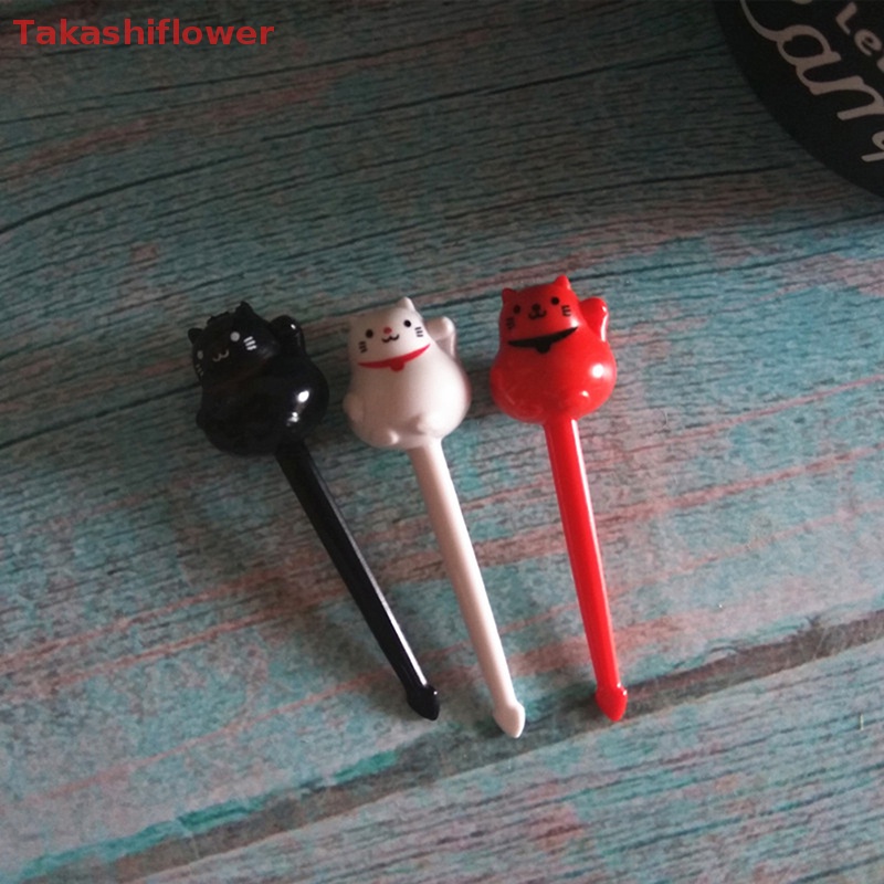 Bộ 6 Nĩa Ăn Trái Cây Hình Động Vật Hoạt Hình Dễ Thương