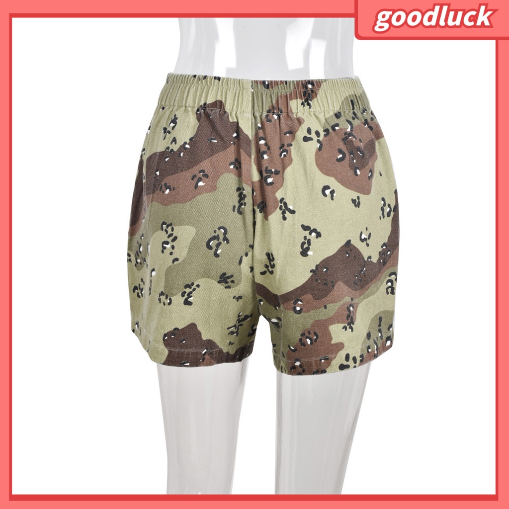 Quần Short Lưng Thun Ống Rộng Họa Tiết Rằn Ri Thời Trang Mùa Hè