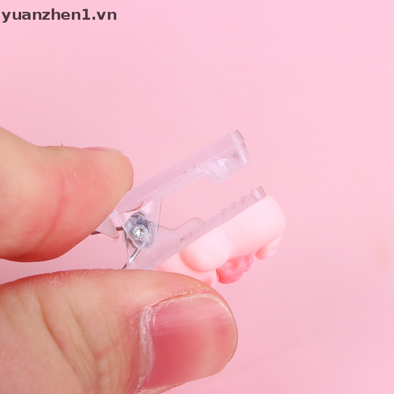 Set 4 Kẹp Giữ Tài Liệu Bằng Nhựa Họa Tiết Dễ Thương